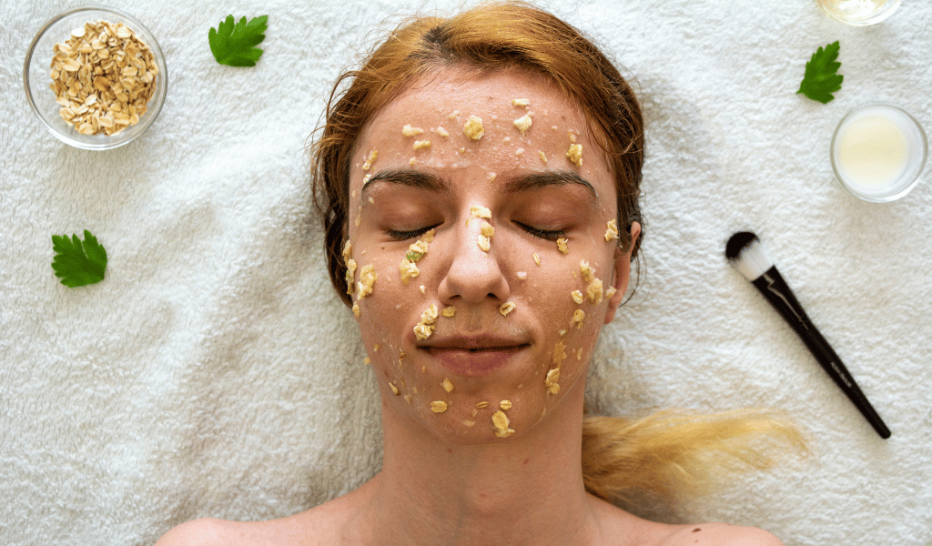 oatmeal and yogurt mask