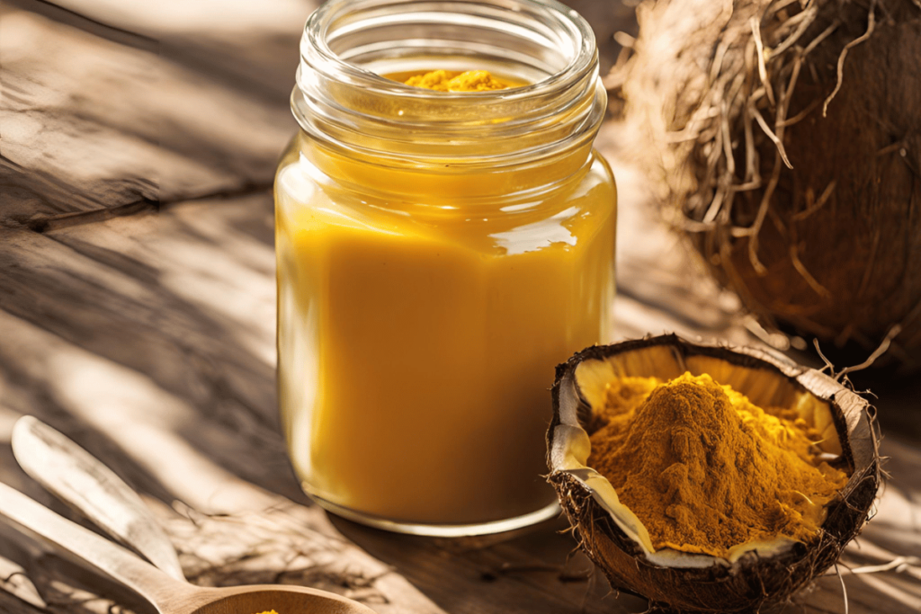 turmeric and cocnut sunscreen