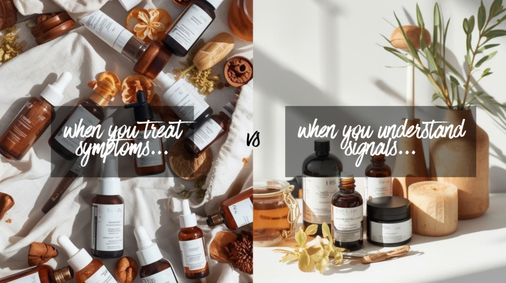 why skin problems keep coming back treating symptoms vs understanding signals